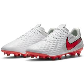 Calzado de fútbol Nike Tiempo Legend 8 Academy FG / MG AT5292 163 blanco blanco 3