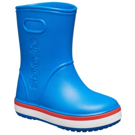Crocs Botas de lluvia para niños Crocband Rain Boot Niños, azul 205827 4KD 2