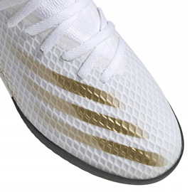 Botas de fútbol Adidas X GHOSTED.3 Tf Junior EG8214 blanco gris 3
