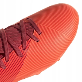 Botas de fútbol adidas Nemeziz 19.3 Fg Junior EH0492 naranja rojo 3