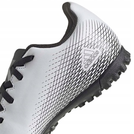 Botas de fútbol Adidas X GHOSTED.4 Tf Junior FW6801 blanco gris 4