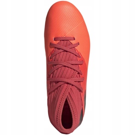 Botas de fútbol adidas Nemeziz 19.3 Fg Junior EH0492 naranja rojo 1