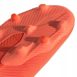 Botas de fútbol adidas Nemeziz 19.3 Fg Junior EH0492 naranja rojo 5