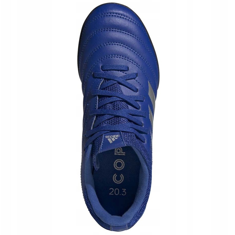 Botas de fútbol adidas Copa 20.3 Tf Junior EH0915 azul azul 1