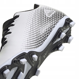 Botas de fútbol Adidas X GHOSTED.4 FxG Junior FW6798 blanco blanco 4