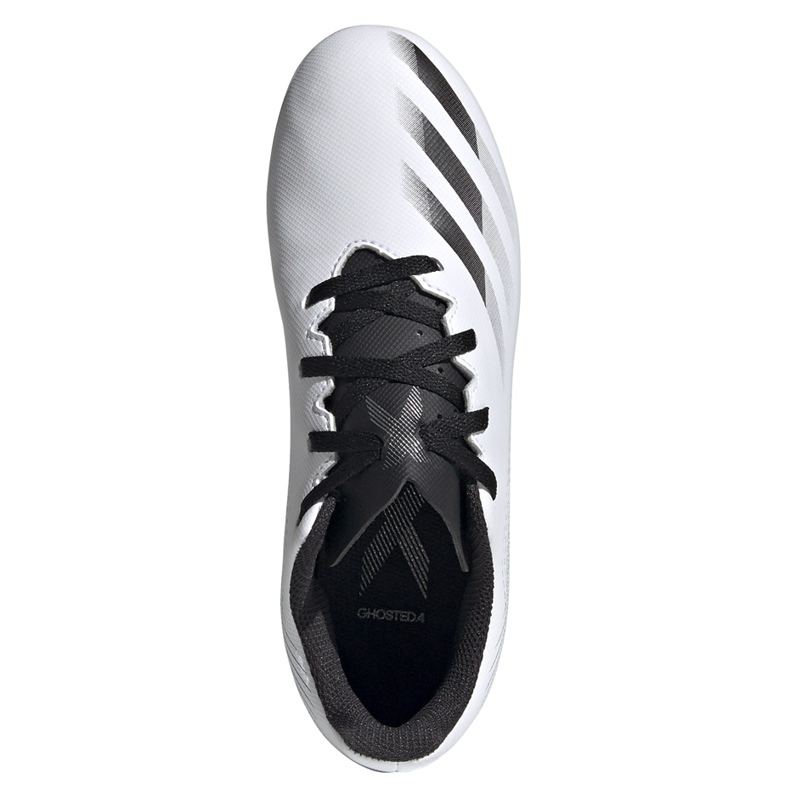 Botas de fútbol Adidas X GHOSTED.4 FxG Junior FW6798 blanco blanco 1