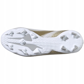 Botas de fútbol adidas X GHOSTED.3 Fg Junior EG8210 blanco blanco 6