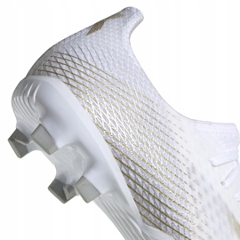 Botas de fútbol adidas X GHOSTED.3 Fg EG8193 oro blanco blanco 4
