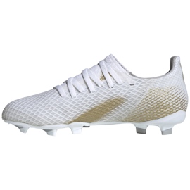 Botas de fútbol adidas X GHOSTED.3 Fg Junior EG8210 blanco blanco 2