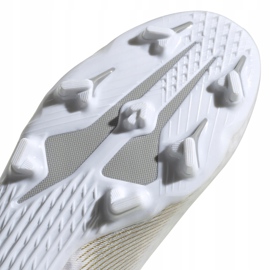 Botas de fútbol adidas X GHOSTED.3 Fg EG8193 oro blanco blanco 5