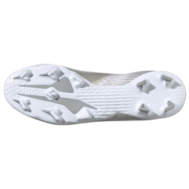 Botas de fútbol adidas X GHOSTED.3 Fg EG8193 oro blanco blanco 6