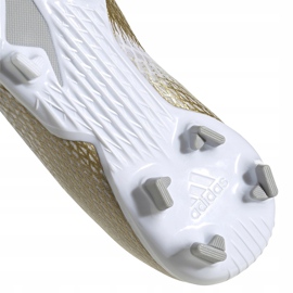 Botas de fútbol adidas X GHOSTED.3 Fg Junior EG8210 blanco blanco 5