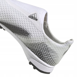 Botas de fútbol Adidas X GHOSTED.3 Ll Tf Junior EG8150 ['blanco'] blanco 4