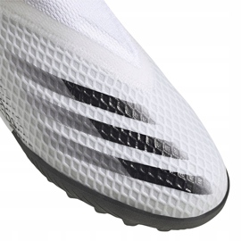 Botas de fútbol Adidas X GHOSTED.3 Ll Tf Junior EG8150 ['blanco'] blanco 3
