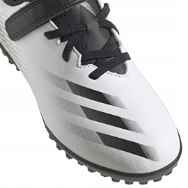 Botas de fútbol Adidas X GHOSTED.4 H&amp;L Tf Junior FW9573 blanco blanco 3