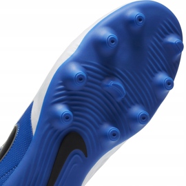 Zapatillas de fútbol Nike Tiempo Legend 8 Club FG / MG Junior AT5881 104 blanco blanco 7