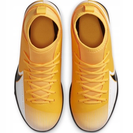Calzado de fútbol Nike Mercurial Superfly 7 Club Tf Junior AT8156 801 naranja amarillo 1