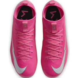 Zapatillas de fútbol Nike Mercurial Superfly 7 Academy Km FG / MG Junior DB5609 611 rosa rosa 1