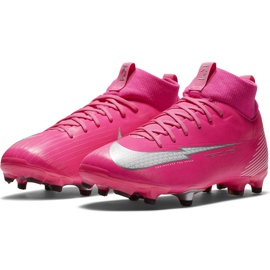 Zapatillas de fútbol Nike Mercurial Superfly 7 Academy Km FG / MG Junior DB5609 611 rosado rosado 2