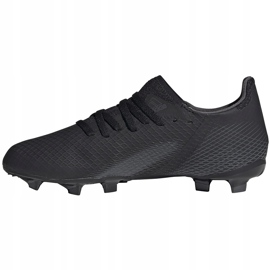 Botas de fútbol adidas X GHOSTED.3 Fg Junior FW3545 negro negro 2
