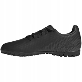Botas de fútbol adidas X GHOSTED.4 Tf EG8236 negro negro 2