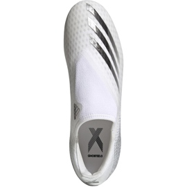 Botas de fútbol adidas X GHOSTED.3 Ll Fg EG8165 blanco blanco 1