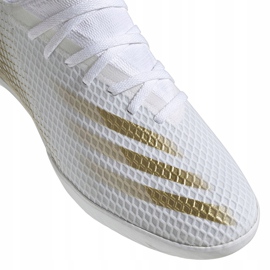Botas de fútbol Adidas X GHOSTED.3 In EG8204 oro blanco dorado 3