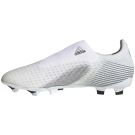 Botas de fútbol adidas X GHOSTED.3 Ll Fg EG8165 blanco blanco 2