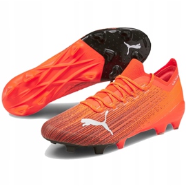 Botas de fútbol Puma Ultra 1.1 Fg Ag 106044 01 naranja naranja 3