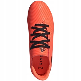 Zapatillas de fútbol adidas Nemeziz 19.4 FxG Jr naranja EH0507 naranja, negro 1