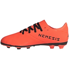 Zapatillas de fútbol adidas Nemeziz 19.4 FxG Jr naranja EH0507 naranja, negro 2