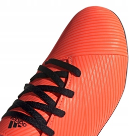 Zapatillas de fútbol adidas Nemeziz 19.4 FxG Jr naranja EH0507 naranja, negro 3