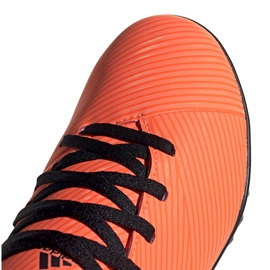 Zapatos de fútbol adidas Nemeziz 19.4 Tf Jr naranja EH0503 3