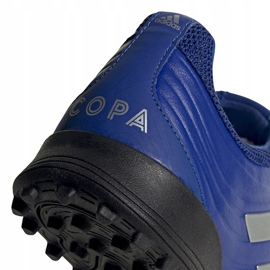 Adidas Copa 20.3 Tf zapatos de fútbol azul EH1490 5