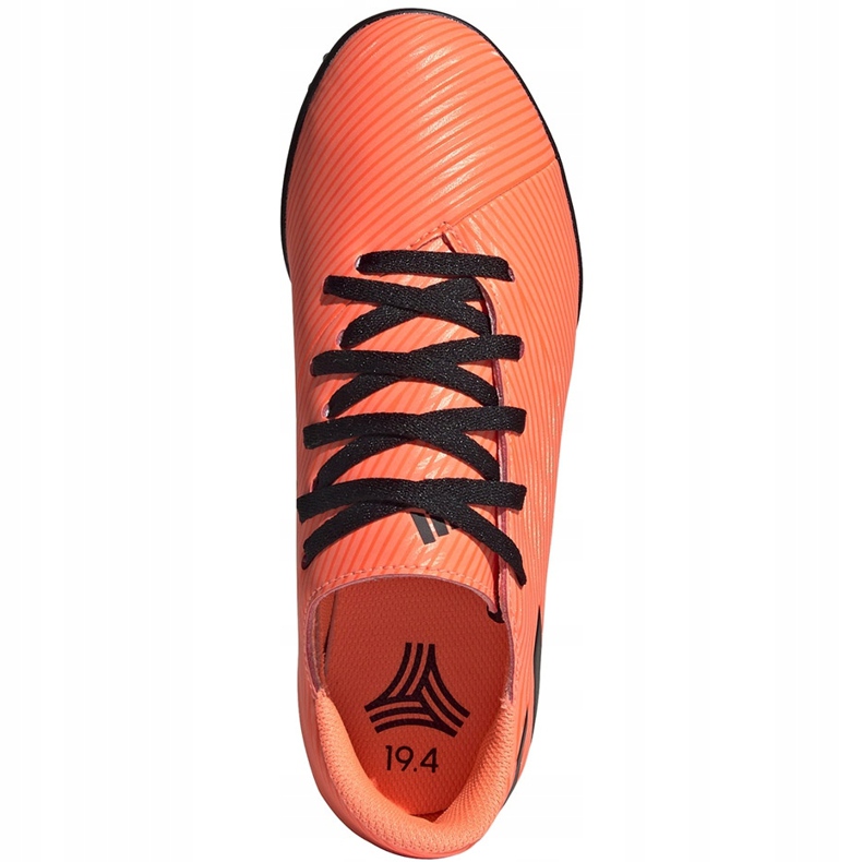 Zapatos de fútbol adidas Nemeziz 19.4 Tf Jr naranja EH0503 1