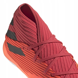 Adidas Nemeziz 19.3 In botas de fútbol naranja EH0288 3