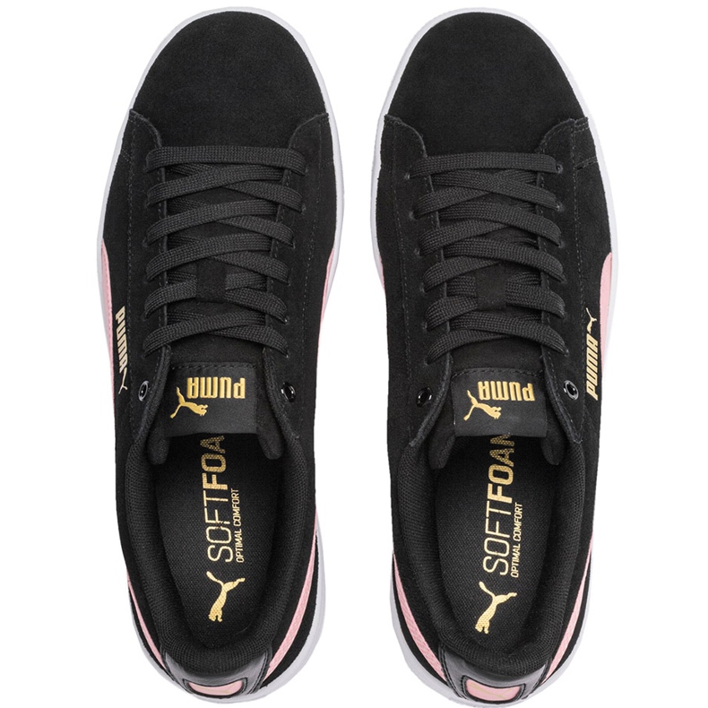 Zapatillas de mujeres Puma Vikky v2 negras y rosas 369725 11 negro rosado 1