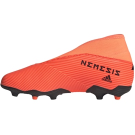 Botas de fútbol adidas Nemeziz 19.3 Ll Fg Junior EH0488 naranja naranja 2