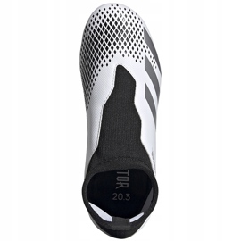 Botas de fútbol adidas Predator 20.3 Ll Fg Junior FW9212 blanco blanco 1
