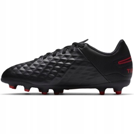 Zapatillas de fútbol Nike Tiempo Legend 8 Club FG / MG Junior AT5881060 negro negro 2