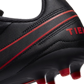 Zapatillas de fútbol Nike Tiempo Legend 8 Club FG / MG Junior AT5881060 negro negro 6