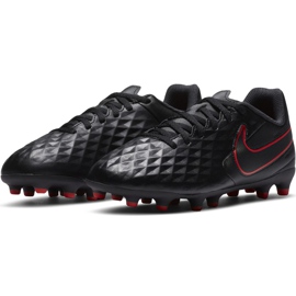 Zapatillas de fútbol Nike Tiempo Legend 8 Club FG / MG Junior AT5881060 negro negro 3