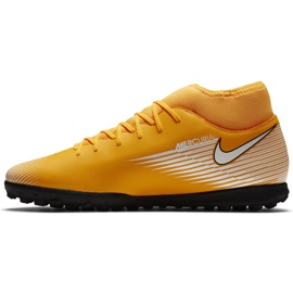Calzado de fútbol Nike Mercurial Superfly 7 Club Tf AT7980 801 naranja amarillo 2