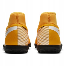 Calzado de fútbol Nike Mercurial Superfly 7 Club Tf AT7980 801 naranja amarillo 4
