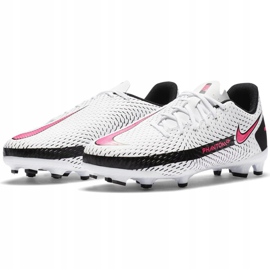 Zapatillas de fútbol Nike Jr Phantom Gt Academy FG / MG CK8476 160 blanco blanco 3