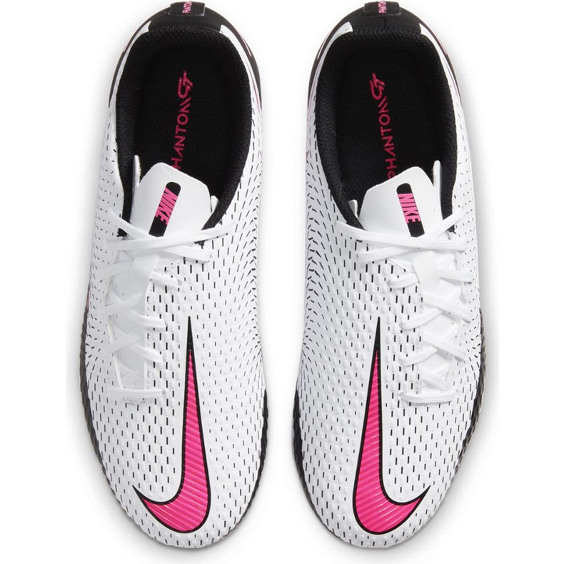 Zapatillas de fútbol Nike Jr Phantom Gt Academy FG / MG CK8476 160 blanco blanco 1