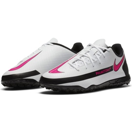 Zapatillas de fútbol Nike Jr Phantom Gt Club Tf CK8483 160 blanco blanco 3