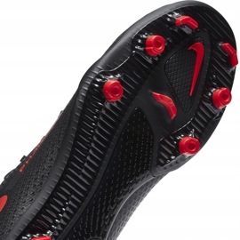 Zapatillas de fútbol Nike Phantom Gt Club Df FG / MG Junior CW6727 060 negro negro 7