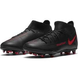 Zapatillas de fútbol Nike Phantom Gt Club Df FG / MG Junior CW6727 060 negro negro 3