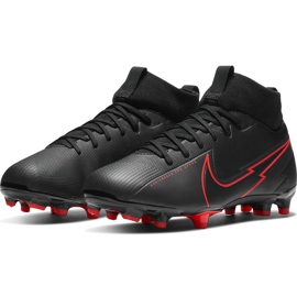 Calzado de fútbol Nike Mercurial Superfly 7 Academy FG / MG Junior AT8120 060 negro negro 3